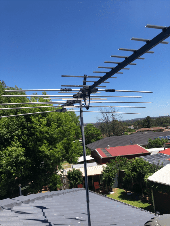 Tv antenna installation